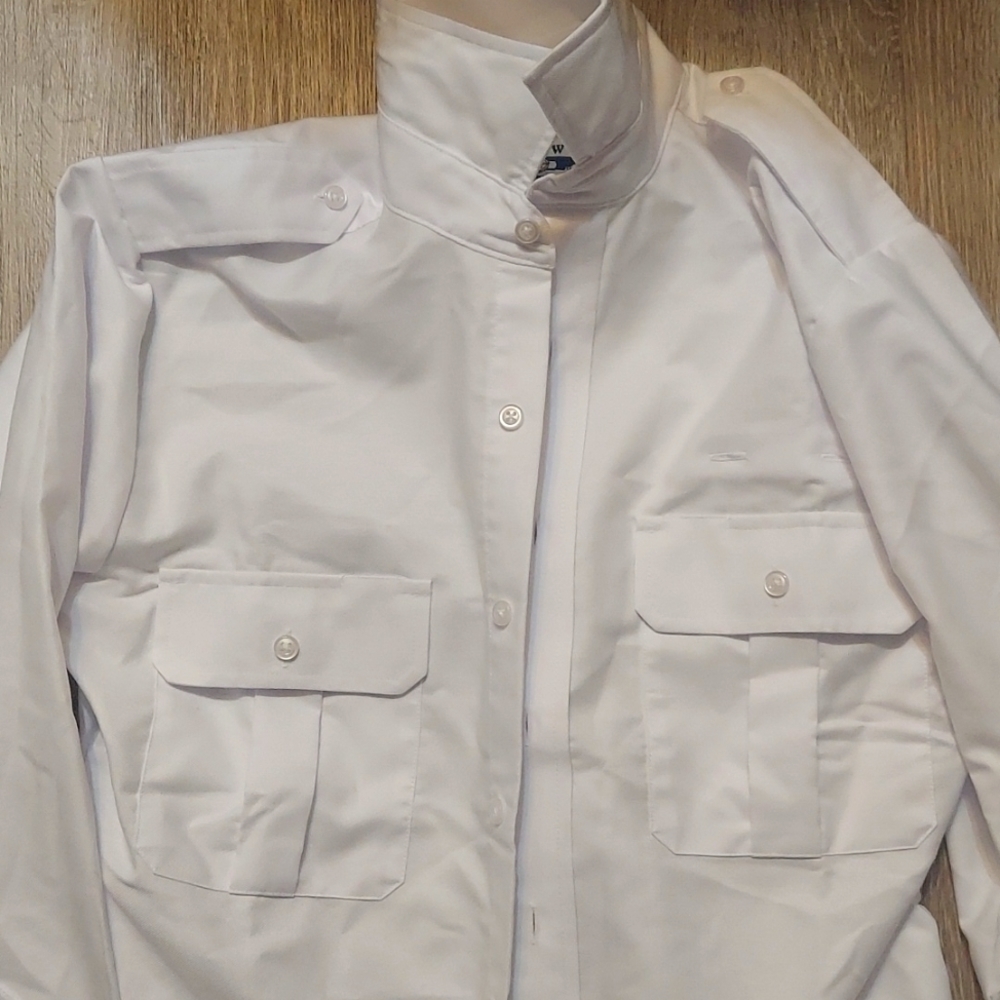 Nwt military button up.